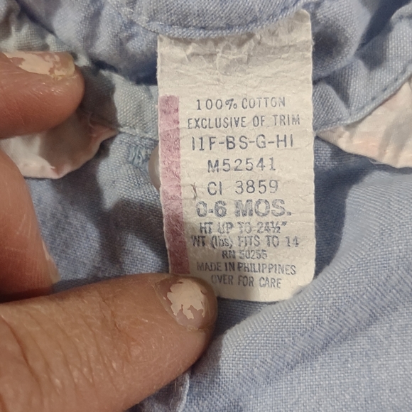 Vintage romper for baby girl size 0/6M - Picture 7 of 8